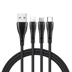 Mcdodo CA-696 USB to Type-C, Lightning & Micro Mobile Cable 3-in-1 Cable