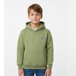 Caesar هودي أولادي ميلتون شتوي مزود بطباعات علي الصدر والضهر