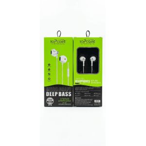 ep-08 In-Ear Wired Earphones With Noise Reduction & Powerful Deep Bass - black
