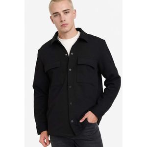 Defacto جاكيت قميص تويل قصة عادية بجيب