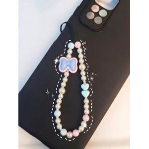 Amara تعليقة هاتف (Phone Charm) "باستيل لؤلؤي" بتصميم الفيونكة -دلاية موبايل