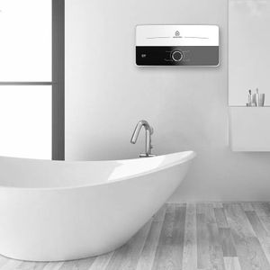 Ariston سخان فوري اريستون ،7 كيلو وات ، تصميم آمن، AURESM7EU - ابيض اسود