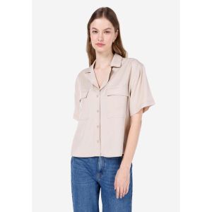Colins Women Short Sleeve Shirt Beige