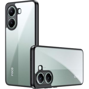 جراب ليمكسي خاص بجهاز شاومي بوكو X7 برو مع جراب سيلبر مرن مضاد للبصمات ومضاد للسقوط + اكريليك شفاف