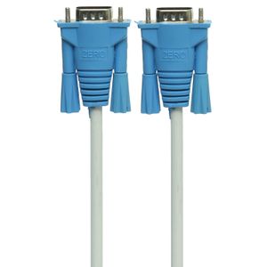 ZERO كابل فيديو VGA عالي الاداء والجودة والدقة لتلفزيونات HD من زيرو، طول 10 متر - ابيض وازرق