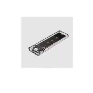 Transparent m.2 SSD enclosure SATA/M.2/NVME dual protocol NGFF to USB3.1 high speed hard disk enclosure reader with internal hard drive 256GB