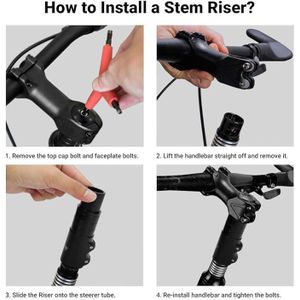 Aluminum Bicycle Stem Riser Extender