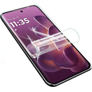 2 * Hydrogel Screen Protectors for Motorola Edge 60 Pro  Fle*ible TPU Soft Film ID Fingerprint Compatible Easy Installation HD Clear Hard to Break