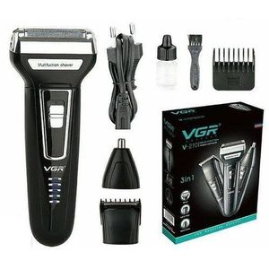 VGR V-210 3-in-1 Rechargeable Hair Clipper & Trimmer for Men