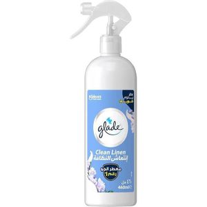 Glade معطر جو متعدد البخاخات، يزيل الروائح الكريهة من الهواء والأقمشة، 460 مل