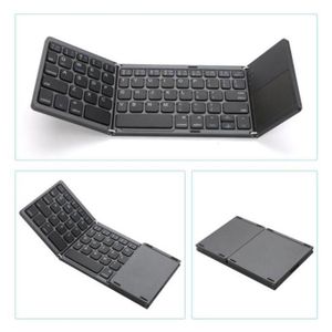كيبورد بلوتوث قابل للطي B033 مع Touchpad