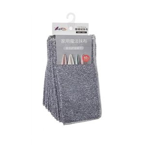 مناشف تنظيف ميكروفيبر للمطبخ 10 قطع مقاس 25*25 سم  فوط مسح وتلميع عالية الامتصاص بدون وبر  مناسبة لتنظيف الاطباق والرخام والزجاج والاجهزة المنزلية