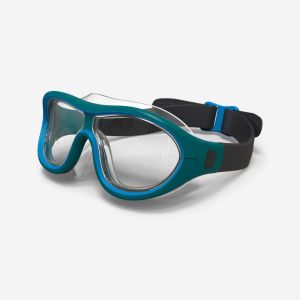 Decathlon ماسك سباحة بعدسات شفافة للكبار- أزرق/ رمادي