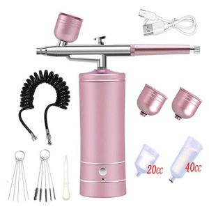 Airbrush Nail with Compressor Portable Air Brush Nail Art Paint Cake  Cordless Mini Airbrush Nail Kit Rechargeable K5