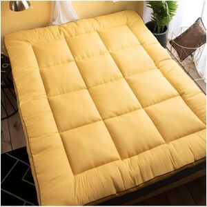 مرتبة تتناسب مع مرتبة تطرية بمواصفات فندقية - مقاس( 160x200) - ارتفاع 7سم-مريحة وعملية (yellow)
