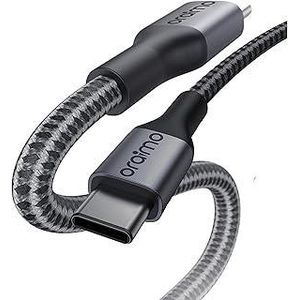 Oraimo PlusLine (OCD-173CC), USB-C to USB-C Cable, Fast Charging for Macbook Ultra Reinforced Notebook, 100W Charger