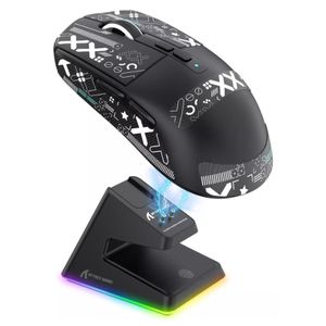 ATTACK SHARK X6 Tri-Mode Wired/Wireless 2.4GHz/BT5.2Gaming Mouse with RGB