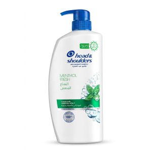 Head & Shoulders شامبو هيد أند شولدرز (Head & Shoulders) ضد القشرة بالنعناع المنعش - فروة رأس حيوية - بمضخة