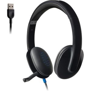 Logitech High-performance USB Headset H540 for Windows and Mac, Skype Certified