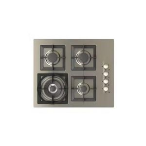 Kitchen Line بوتاجاز غاز بلت إن، 60 سم، 4 شعلة، هيفي ديوتي، JE4014 - فضي