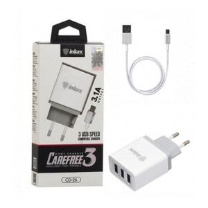 TECHGATE - Accessoires - CHARGEUR INKAX CD-109-USB-20W+CABLE IPHONE 