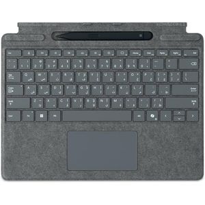 Microsoft حزمة لوحة مفاتيح Surface Pro Signature (العربية) – بلاتينيوم