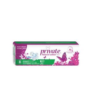 Private فوط صحية ماكسي عادية - 8 فوط