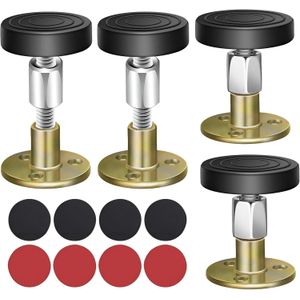 4 Pieces Adjustable Threaded Bed Frame Deflector Vibration Eliminator End Bed Head Stabilizer Bed Expansion Prevention Mechanism Easy Installation Tool for Quick Setup (8)