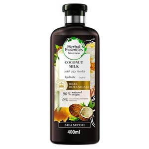 Herbal Essences شامبو حليب جوز الهند للترطيب العالي وحماية اللون 400 مل - للشعر الجاف والمجهد
