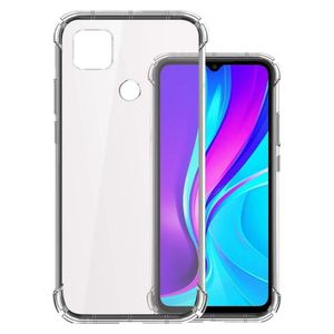 جراب حماية شفاف مضاد للصدمات لهاتف شاومي ريدمي 9C/ ريدمي 10A - شفاف