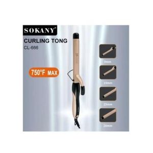 Sokany Curly Hair Iron SK-666 – 19MM Barrel for Long-Lasting Curls