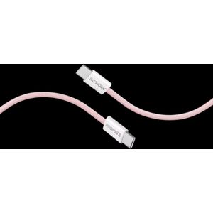 Promate بروميت EcoLine-CC200 كابل USB-C 60W بطول 2 متر – وردي