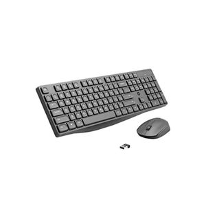 HP CS10 Wireless Keyboard & Mouse Combo, Ergonomic Design and Silent Typing Keys, Black