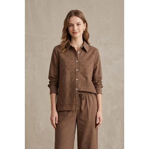 Clue Eyelet Embroidered Shirt