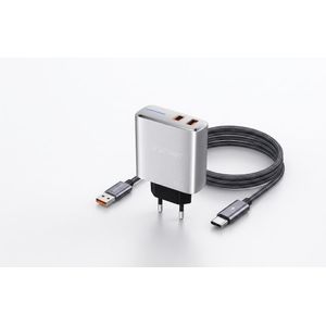 Start ST-31E Dual Output Fast Wall Charger (PD 120W / Super VOOC) with Type-C Cable