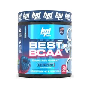 Bpi Best Bcaa Flavor: Blue Raspberry Size : 30 servings