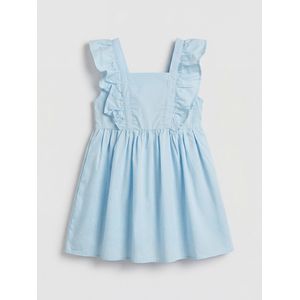 LC Waikiki Girl's Square Neck Ruffle Strap Dress