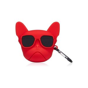 جراب سيليكون ناعم مقاوم للصدمات لسماعات أبل إيربودز 4، تصميم كرتوني ثلاثي الأبعاد جديد ولطيف ومرح مع سلسلة مفاتيح.