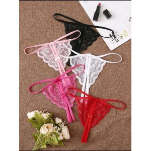 6pack Floral Lace Thong Set Lingerie