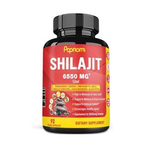 Pop shilajit 6550mg servings: 90 vegan capsules