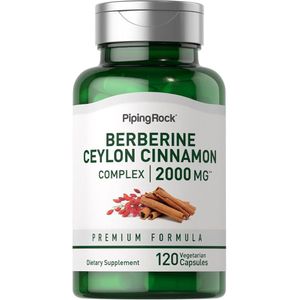 Berberine Ceylon Cinnamon Complex – 2000mg – 120 Vegetarian Capsules – Herbal Extract Supplement for Daily Wellness
