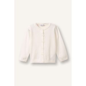 Defacto Baby Girl Crew Neck Cotton Cardigan