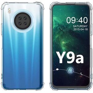 غطاء حماية من السيليكون الشفاف TPU جوريلا مع زوايا مضادة للصدمات متوافق مع Honor X7c