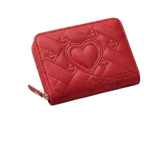Small wallet for money, maroon color   