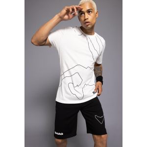 Defacto Man Oversize Fit-Nba Short - Black