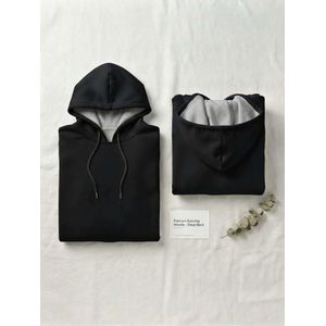  Unisex Casual Milton Hoodie - Black  