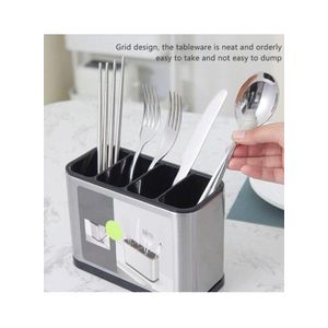 A stylish and modern kitchen fork and spoon organizer to save space in the kitchen.