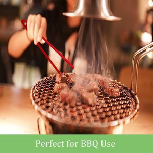 مساكة شواء من السيليكون والمعدن الممتاز، مقاومة للحرارة ومناسبة للشواء والمطبخ بفضل القبضة الآمنة غير القابلة للانزلاق، 35 سم، قطعة واحدة