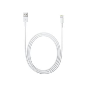 Apple Lightning To USB Cable, 1M- White price in Egypt