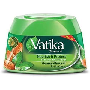 Vatika فاتيكا كريم للشعر الحناء+اللوز+الالوفيرا  125 مللى